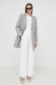Morgan płaszcz wełniany GFERA.F GFERA.F.GRIS.CLAIR szary SS24