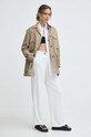 Хлопковая куртка MAX&Co. x FATMA MOSTAFA 2418081012200 коричневый SS24