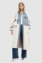 AllSaints trencz bawełniany DAYLY TRENCH WO508Z