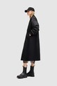 Kabát s vlnou AllSaints PAULAH černá W007OZ
