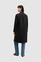 AllSaints płaszcz wełniany SIDNEY W008OZ czarny