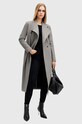 Vlněný kabát AllSaints RILEY W009OZ