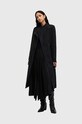 AllSaints palton de lana RILEY negru W009OZ