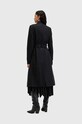 AllSaints palton de lana RILEY W009OZ negru