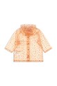 Konges Sløjd płaszcz przeciwdeszczowy dziecięcy KS100157.G pomarańczowy SS24