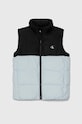 Calvin Klein Jeans bezrękawnik dziecięcy bez kaptura niebieski IB0IB01981.128.176.PPYH