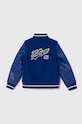 Tommy Hilfiger kurtka bomber dziecięca z domieszką wełny KB0KB08879.PPYH niebieski SS24