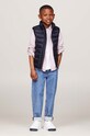 Tommy Hilfiger bezrękawnik puchowy dziecięcy czarny KS0KS00439.PPYH