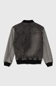 Sisley kurtka bomber dziecięca 2DW2YN00Y.G.Seasonal czarny SS24