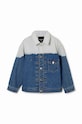 Desigual geacă din denim pentru copii 24SBED02 albastru SS24