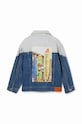 Băieți Desigual geacă din denim pentru copii 24SBED02 albastru