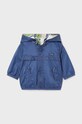 Mayoral Newborn geacă reversibilă pentru bebeluși 1431.1P.Newborn.PPYH bleumarin SS24