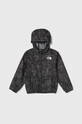 The North Face geaca copii NEVER STOP HOODED WINDWALL JACKET necaptusit gri NF0A86TQ
