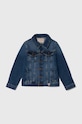 Guess kurtka jeansowa dziecięca bez kaptura granatowy L4RL07.D4GV0.PPYH