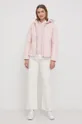 Pernata jakna Tommy Hilfiger roza