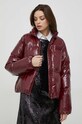 Tommy Hilfiger kurtka puchowa bordowy WW0WW41658