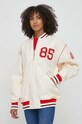 Odzież Tommy Hilfiger kurtka bomber WW0WW40477 beżowy