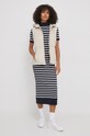 Péřová vesta Tommy Hilfiger WW0WW40485 béžová SS24