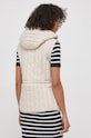 Odzież Tommy Hilfiger bezrękawnik puchowy WW0WW40485 beżowy