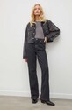 Gestuz geacă din denim 10908631 gri AW23