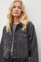 Gestuz geacă din denim gri 10908631