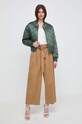 BOSS Orange kurtka bomber 50509257 zielony SS24