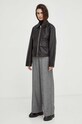 Marc O'Polo geaca de piele 310702373015 negru SS24