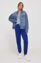 Dkny giacca di jeans blu