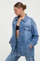 niebieski Elisabetta Franchi kurtka jeansowa