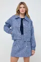 Custommade rövid kabát Frances kék