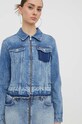 Džínová bunda Tommy Jeans modrá DW0DW16989