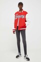 Bomber bunda Tommy Jeans DW0DW17233 červená SS24