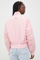 Odzież Tommy Jeans kurtka bomber DW0DW17240 różowy