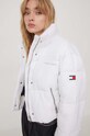 Tommy Jeans geacă cu captuseala alb DW0DW17503
