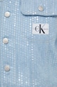 Džínová bunda Calvin Klein Jeans J20J222872 modrá