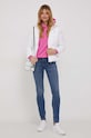 Bunda Calvin Klein Jeans J20J222583 bílá SS24