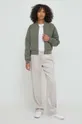 Bomber jakna Calvin Klein Jeans zelena