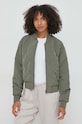 Calvin Klein Jeans kurtka bomber zielony J20J222587
