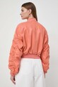 Abbigliamento Pinko giacca in pelle stile bomber 102988.A1NL arancione