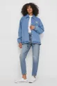 Τζιν μπουφάν Calvin Klein Jeans μπλε
