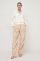 Twinset bluza 241TP2245 beżowy SS24