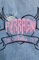 Chiara Ferragni kurtka jeansowa PUNK PUNK 76CBS414