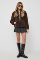 Mikina Miss Sixty 6T4WJ1570000 hnedá SS24