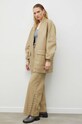 2NDDAY kurtka bomber 2ND Edition Guy TT - Soft PU 2241116834 beżowy SS24