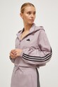 Куртка adidas з капюшоном фіолетовий IP1573