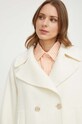 Luisa Spagnoli palton de lana 540680 bej SS24