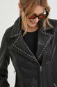 Pepe Jeans ramoneska skórzana SUMMER czarny PL402324
