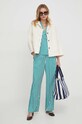 Tommy Hilfiger kurtka wełniana WW0WW42465 beżowy SS24