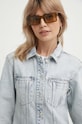 Džínová bunda Tommy Hilfiger modrá WW0WW41337