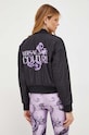 Versace Jeans Couture kurtka bomber dwustronna 76HAS408 fioletowy